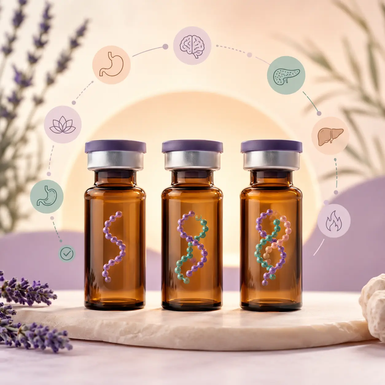 Agonistas del receptor de incretinas: GLP-1, GIP y triple agonistas
